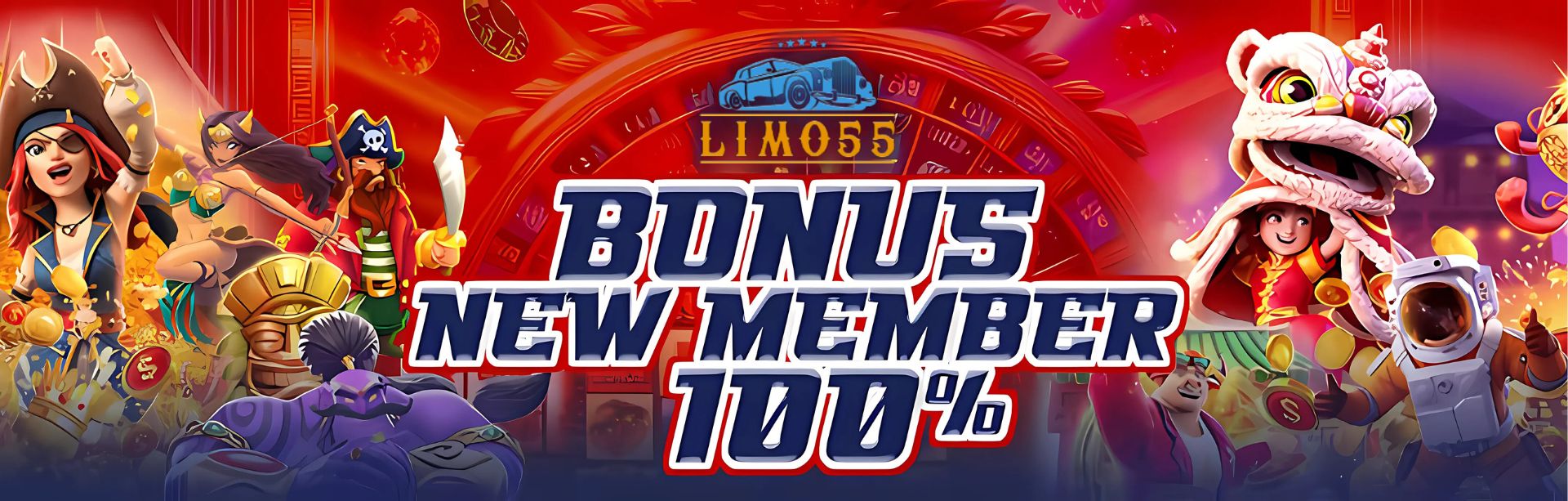 Bonus new member limo55 100%